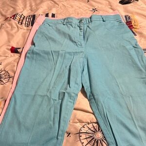 Tribal Aqua Stretch Pants